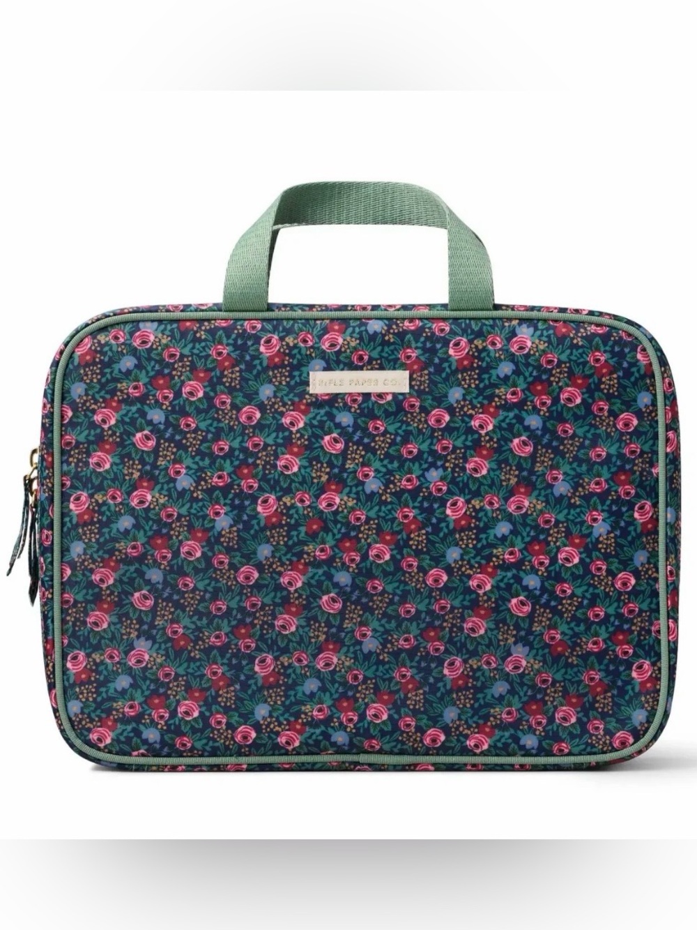 NWT Rifle Paper Co travel cosmetic case in “Rosa”